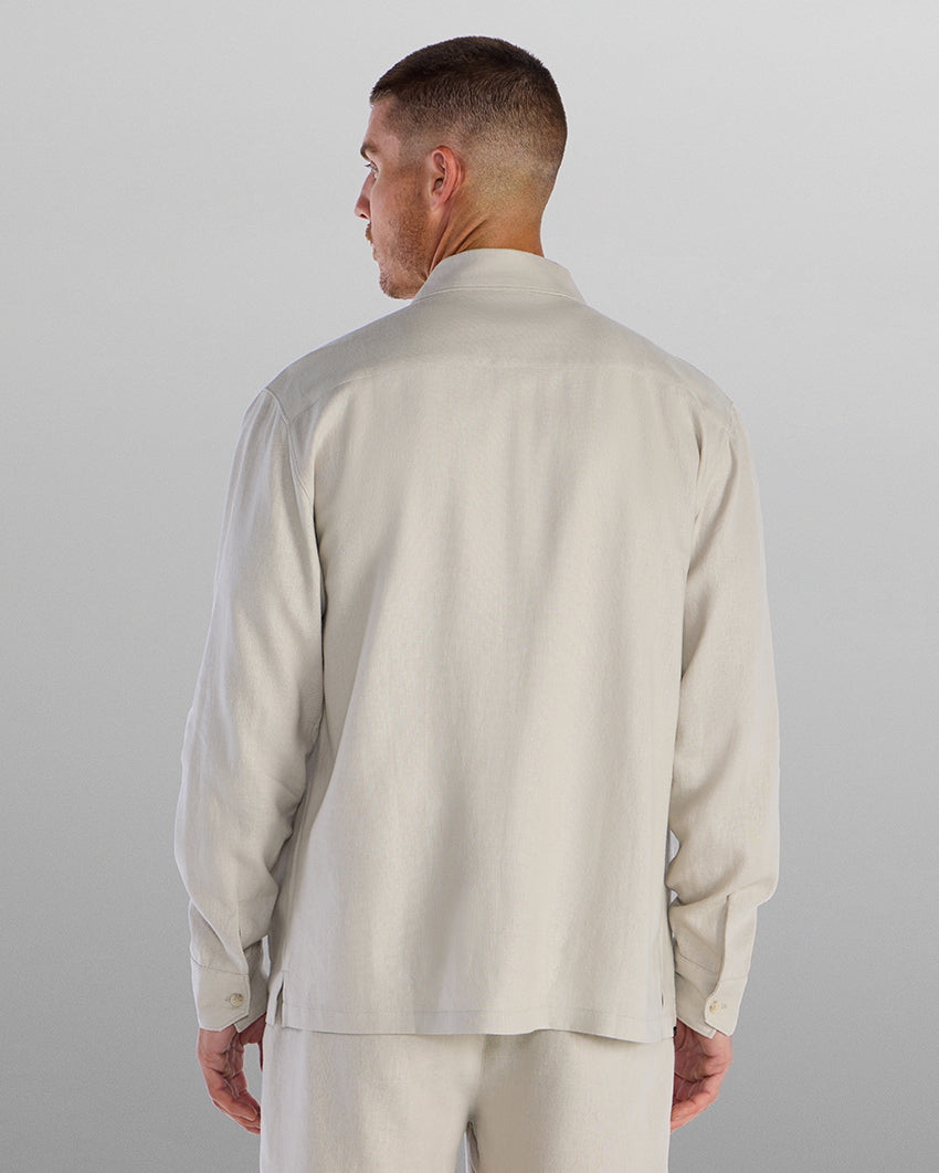 Back to Basics Linen Long Sleeve Button Down