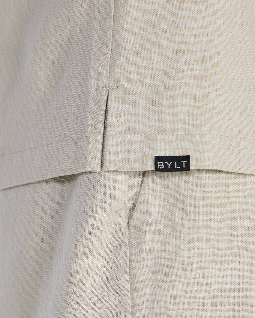Back to Basics Linen Long Sleeve Button Down