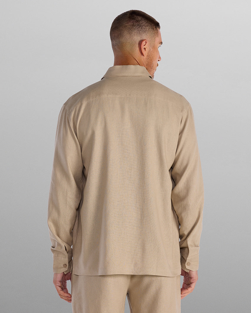 Back to Basics Linen Long Sleeve Button Down