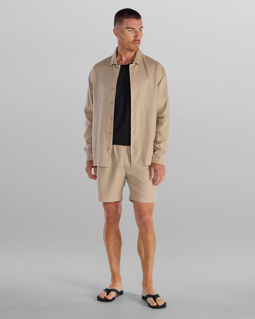 Back To Basics Linen Short