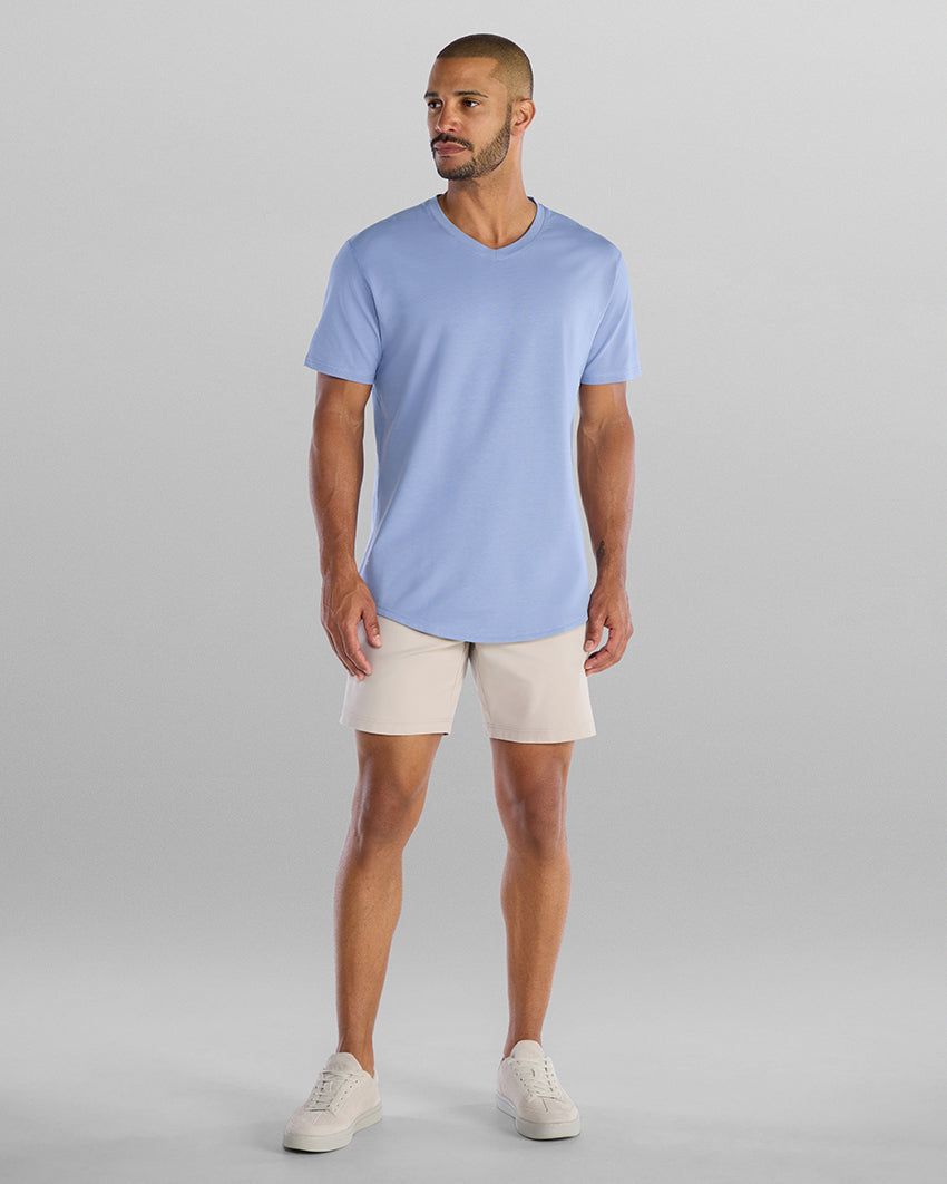 Drop-Cut V-Neck: LUX