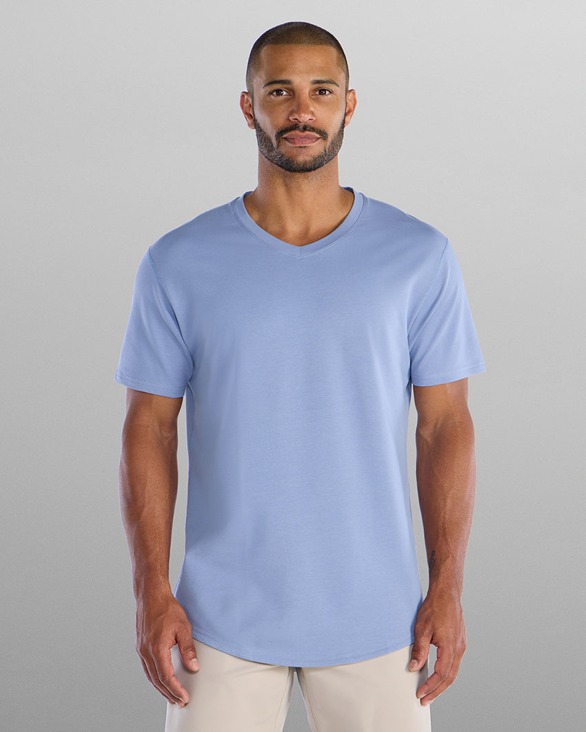 Drop-Cut V-Neck: LUX