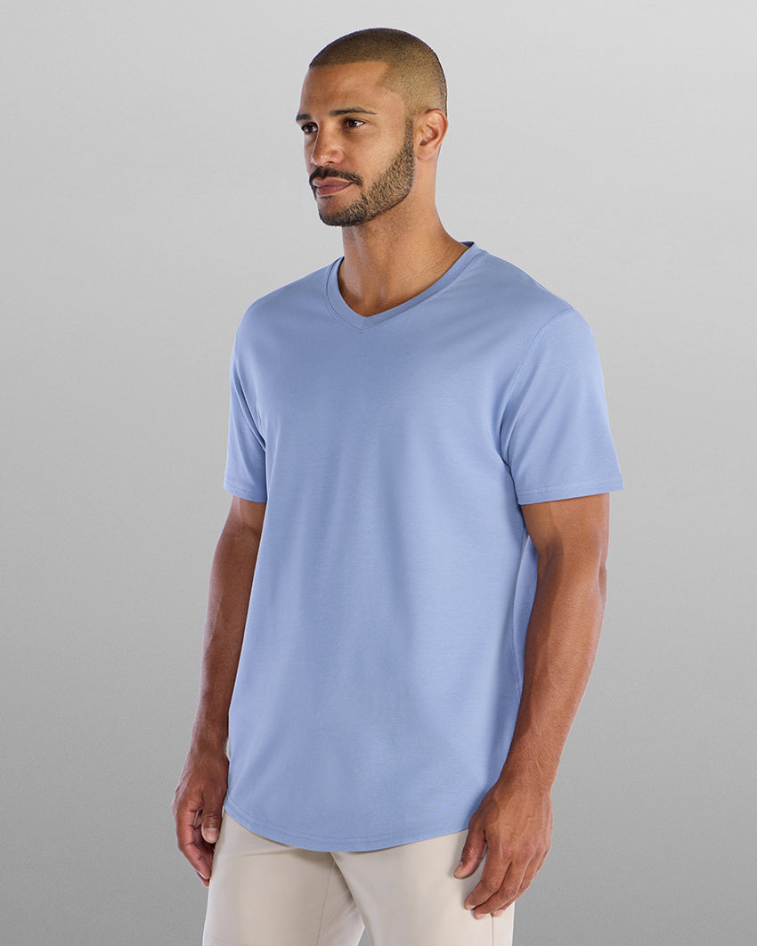 Drop-Cut V-Neck: LUX