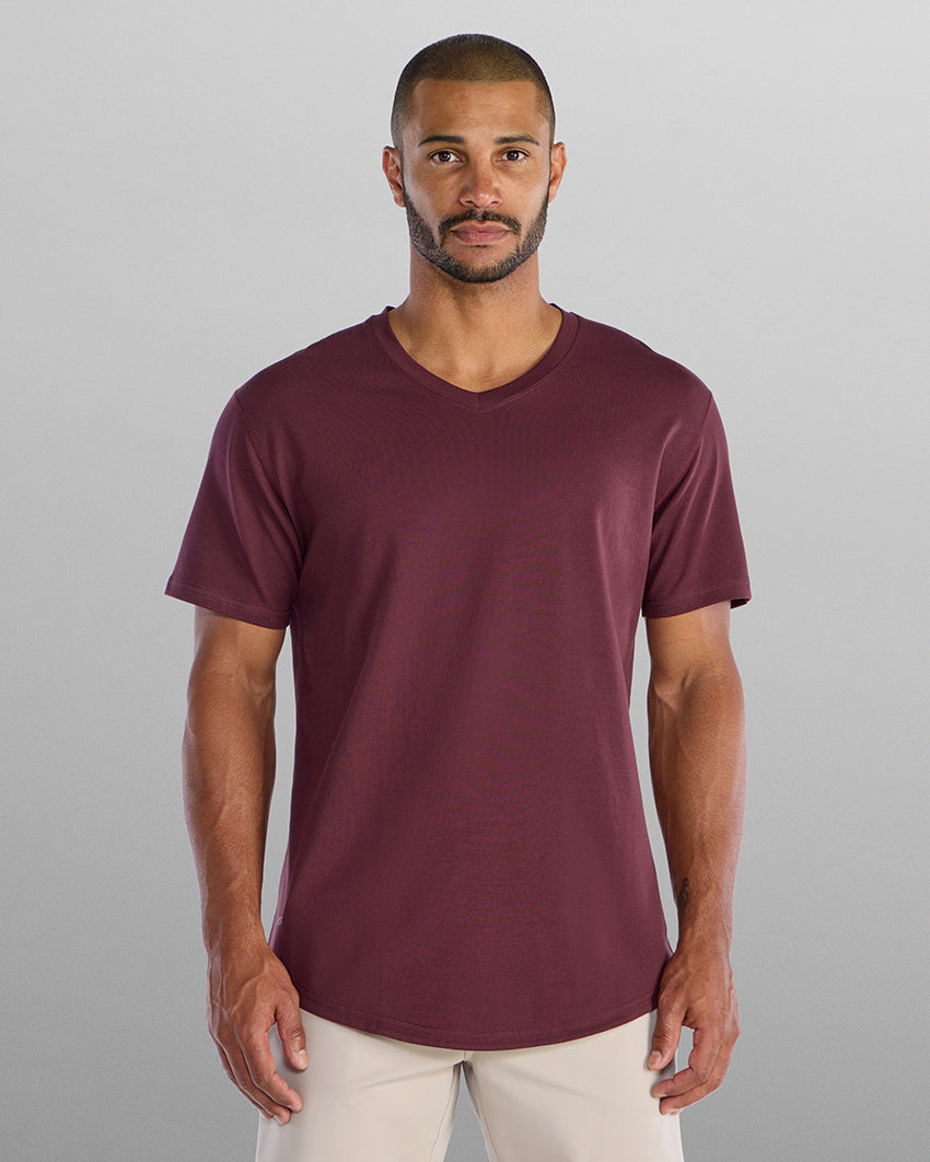 Drop-Cut V-Neck: LUX