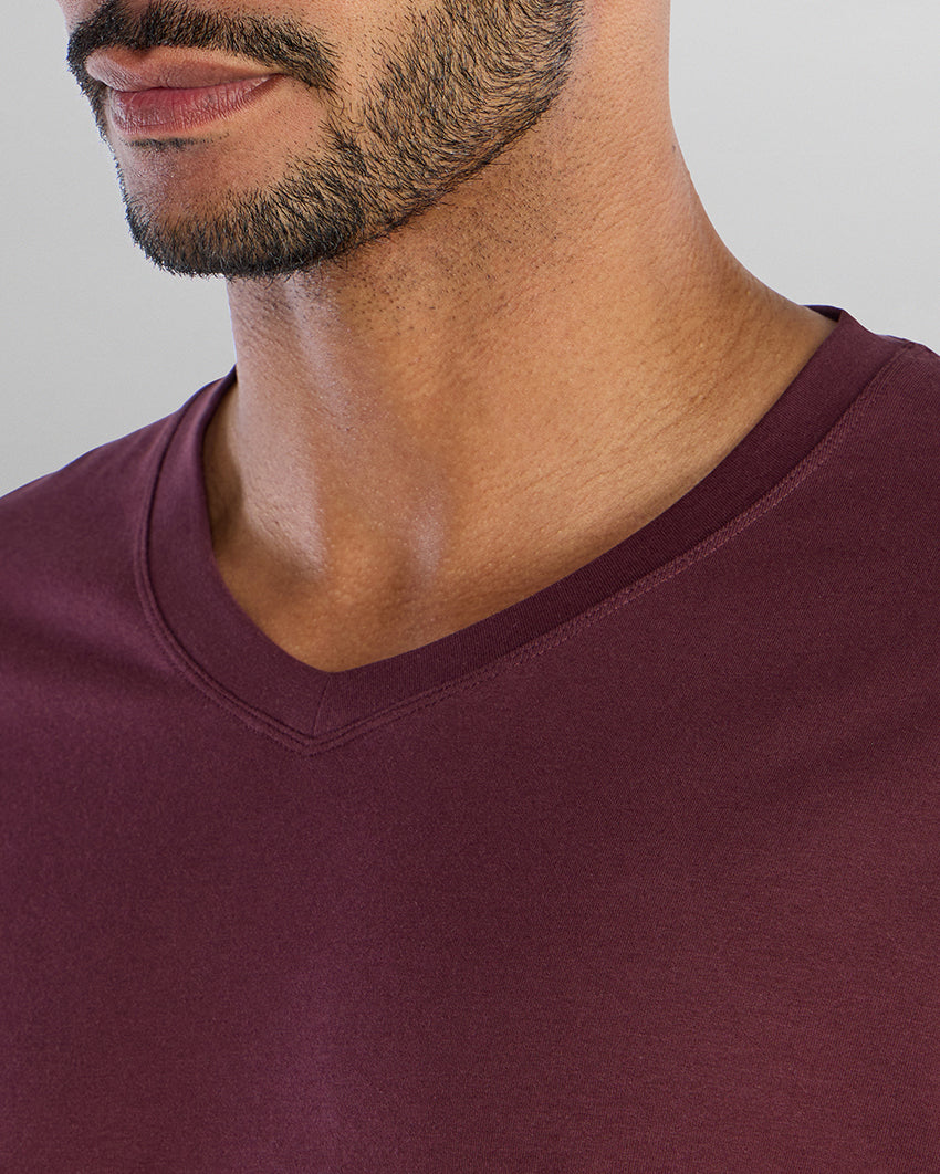 Drop-Cut V-Neck: LUX
