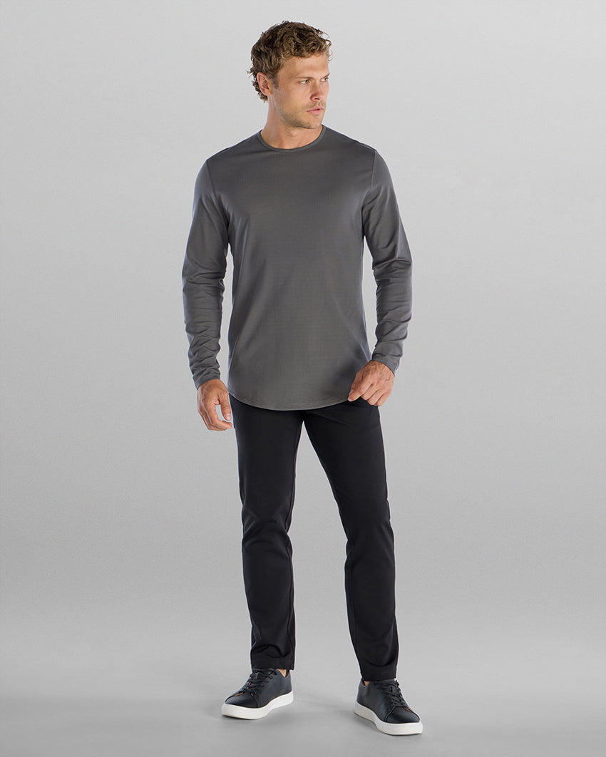 Everyday Long Sleeve Drop-Cut
