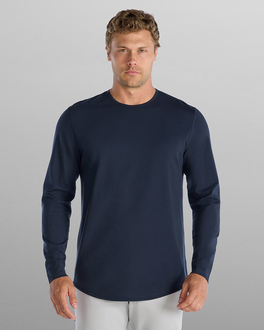 Everyday Long Sleeve Drop-Cut
