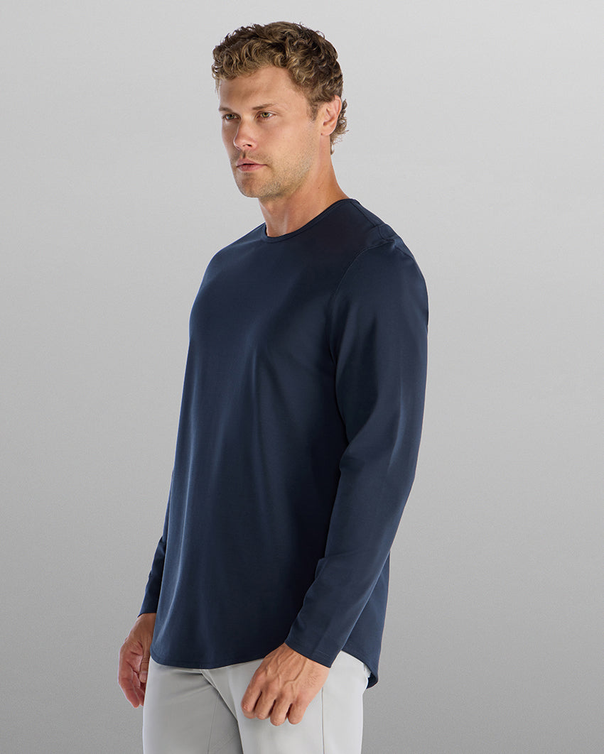Everyday Long Sleeve Drop-Cut