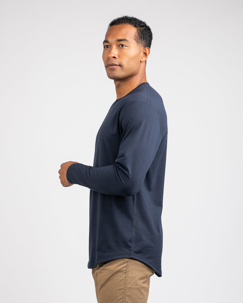 Drop-Cut Long Sleeve: BYLT Signature