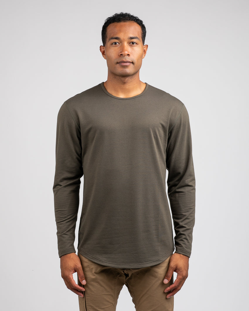 Drop-Cut Long Sleeve: BYLT Signature