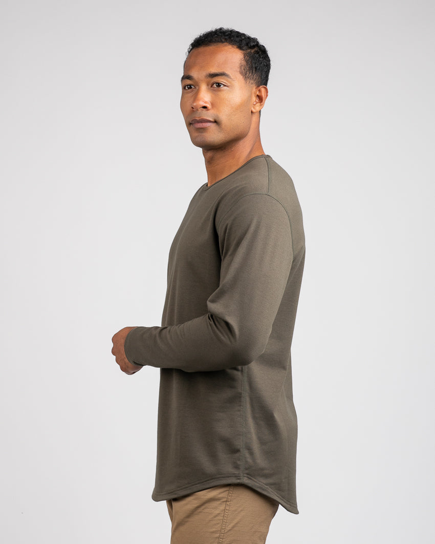 Drop-Cut Long Sleeve: BYLT Signature