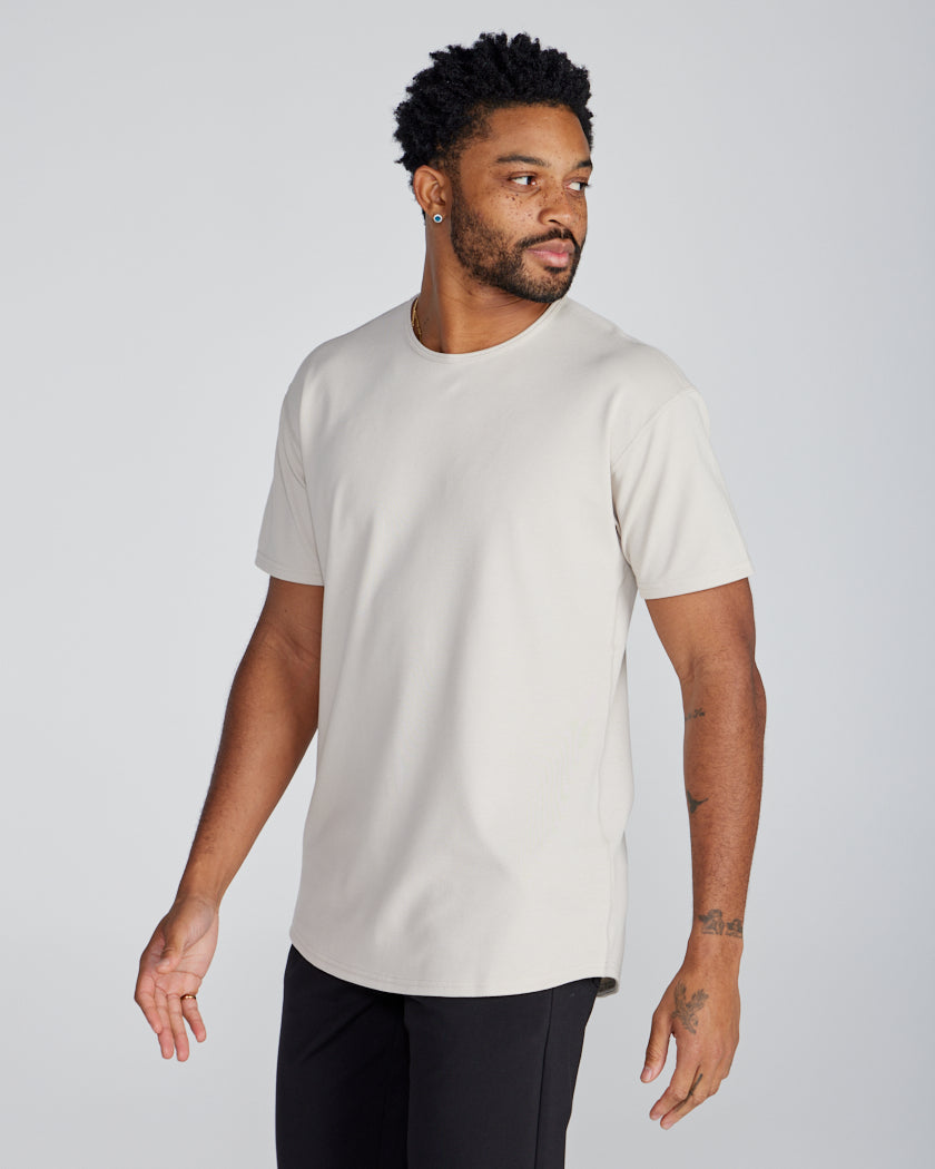 Bayside Short Sleeve Drop-Cut