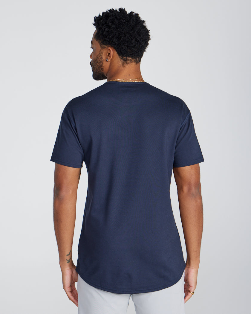 Bayside Short Sleeve Drop-Cut