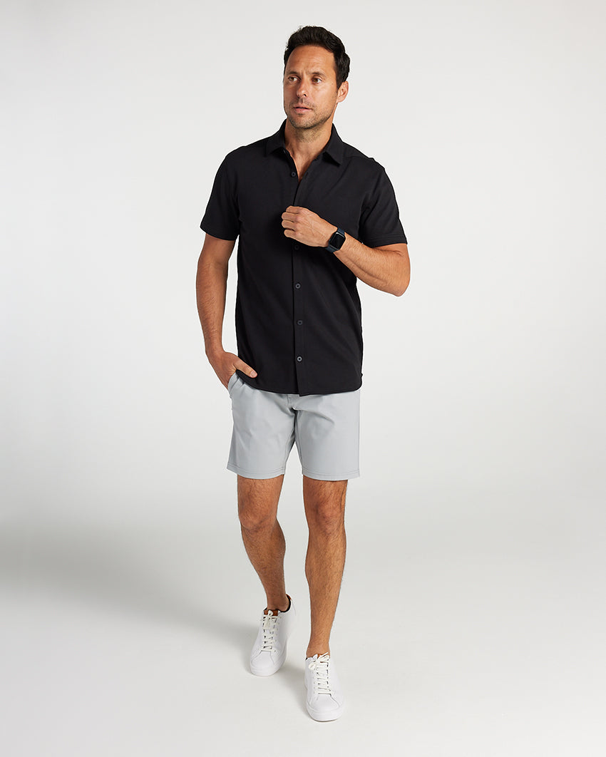 Bayside Oxford Short Sleeve Button Down
