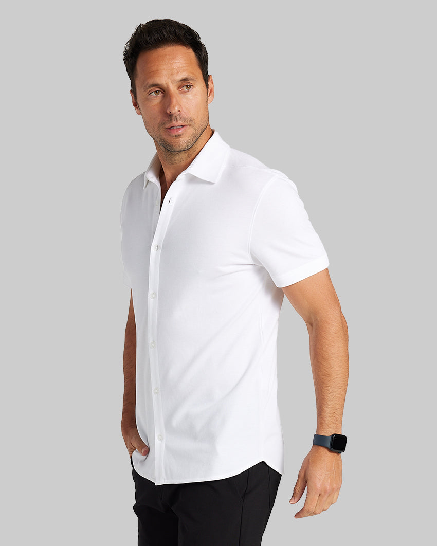 Bayside Oxford Short Sleeve Button Down