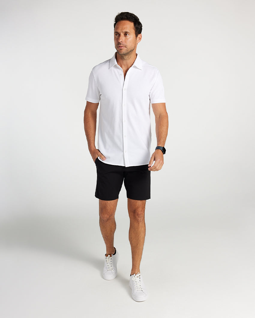 Bayside Oxford Short Sleeve Button Down