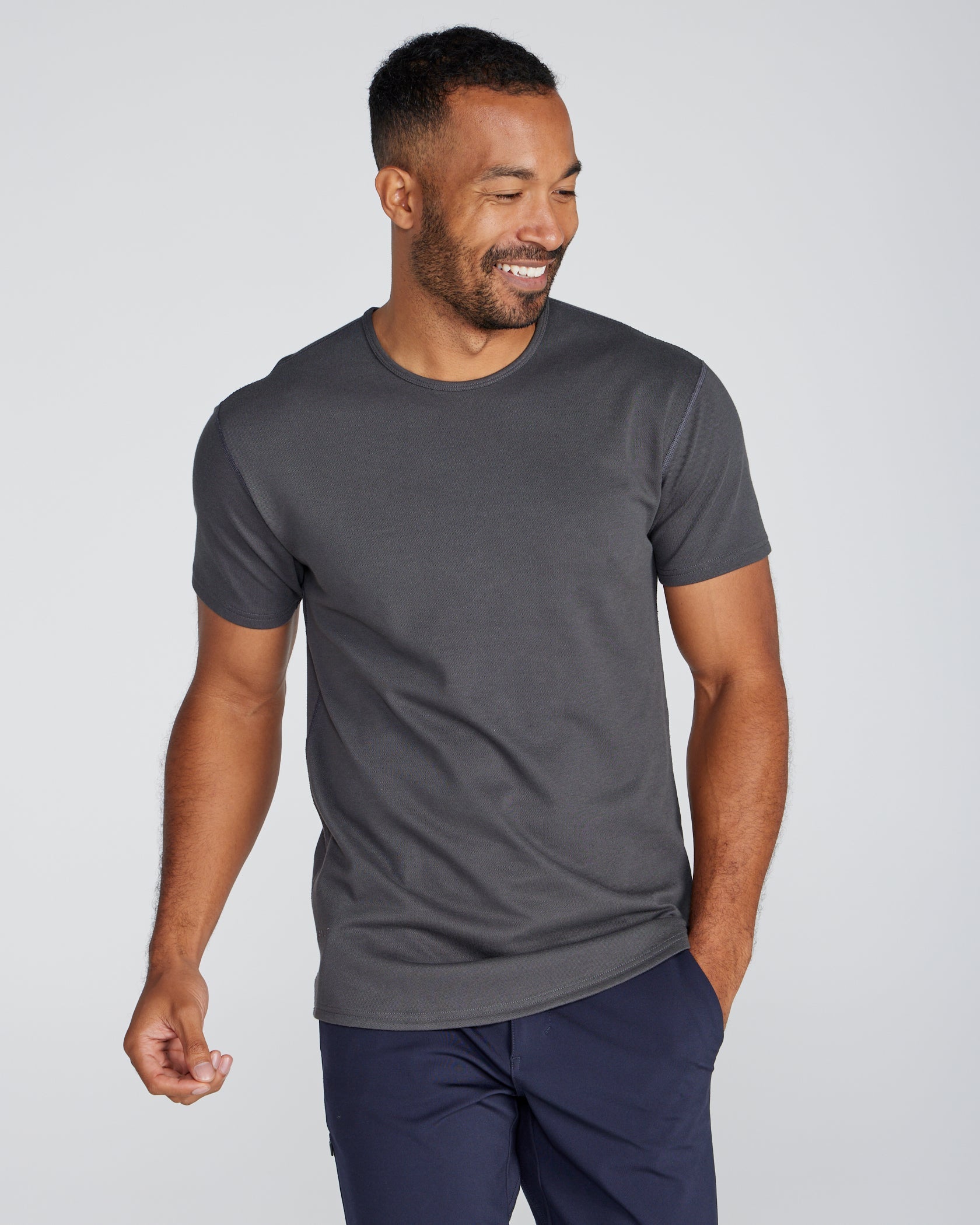 Bayside Short Sleeve Drop-Cut