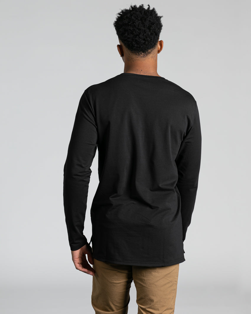 Long Sleeve: BYLT Signature Split Hem