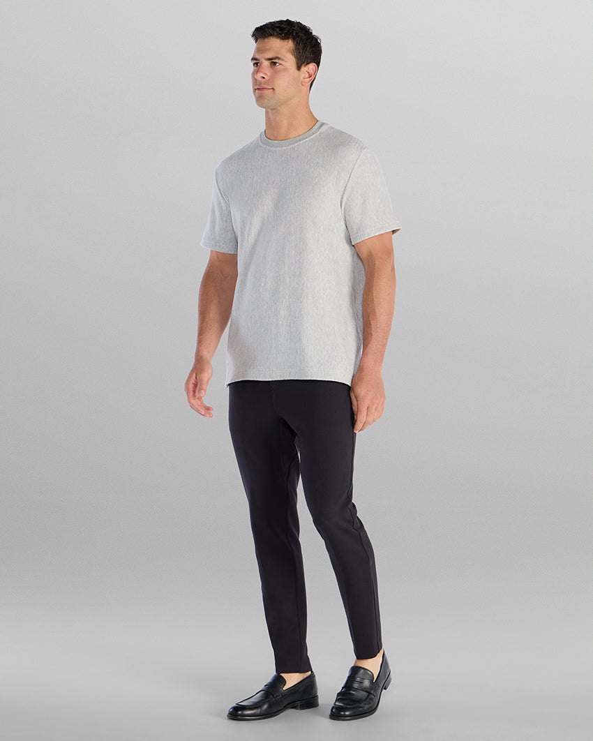 Brushed Herringbone Box Tee