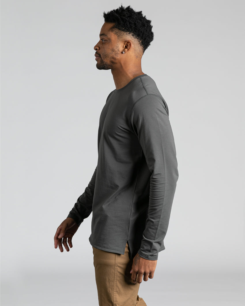 Long Sleeve: BYLT Signature Split Hem