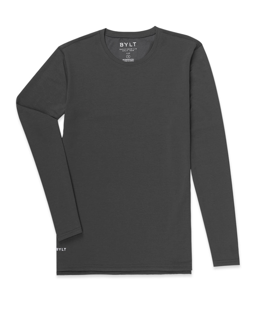 Long Sleeve: BYLT Signature Split Hem