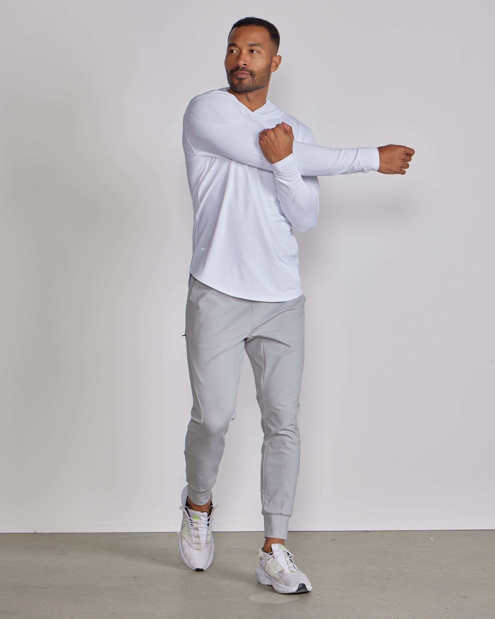 Pulse Pullover Drop-Cut Hoodie