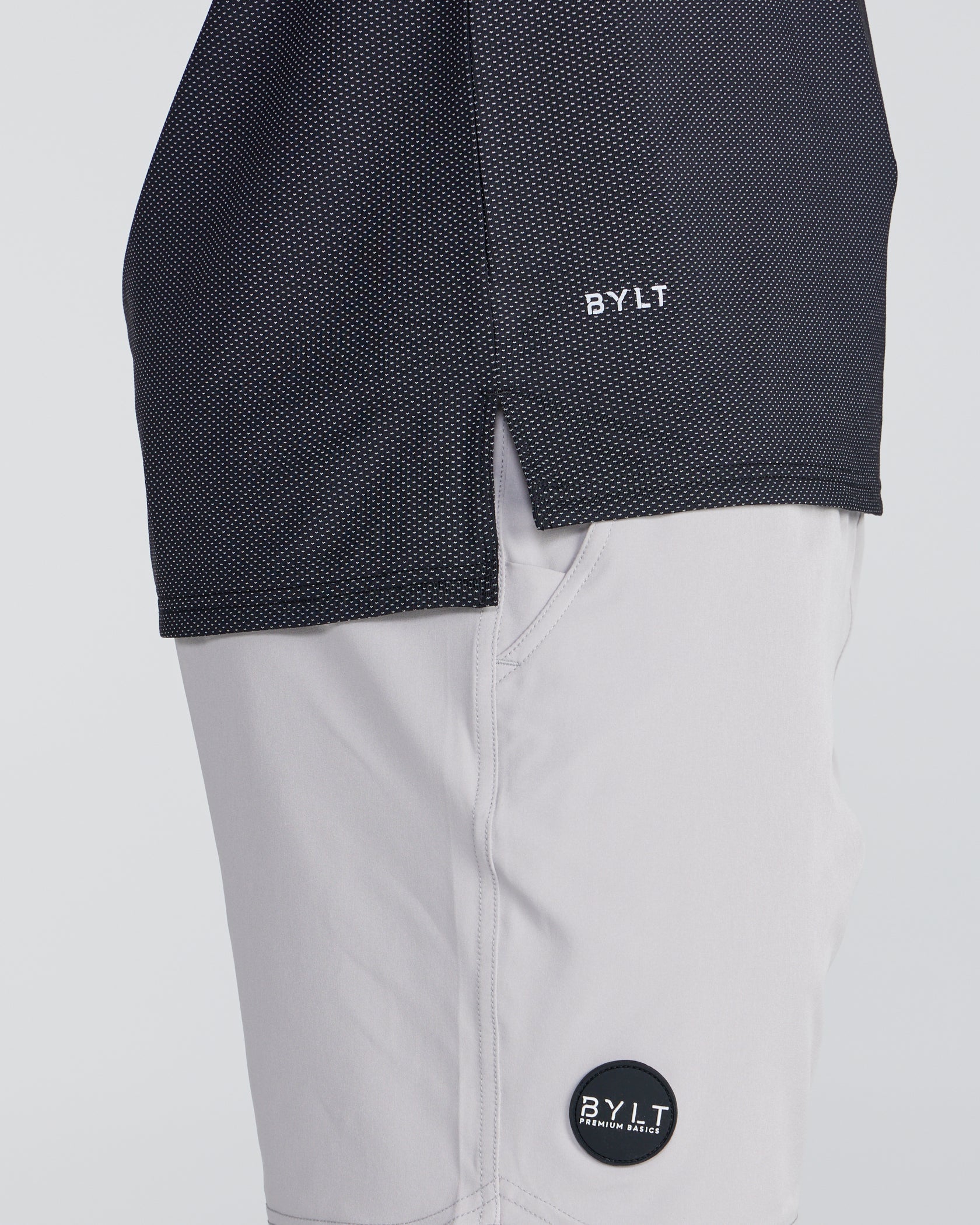 Pulse Short Sleeve Split Hem