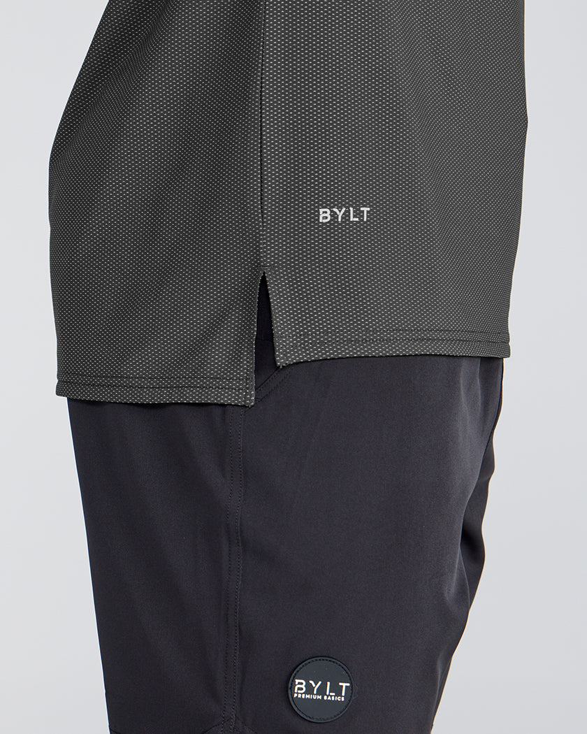 Pulse Short Sleeve Split Hem