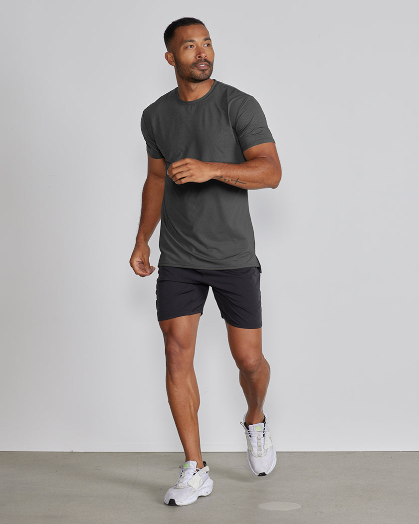 Pulse Short Sleeve Split Hem