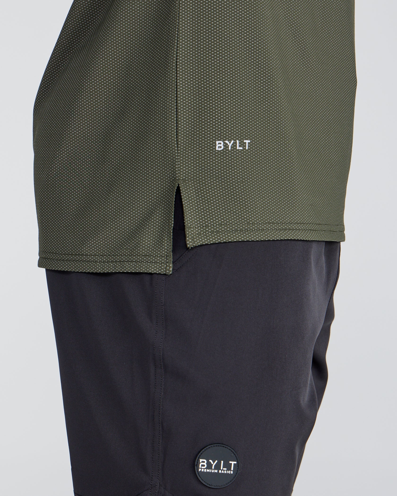 Pulse Short Sleeve Split Hem