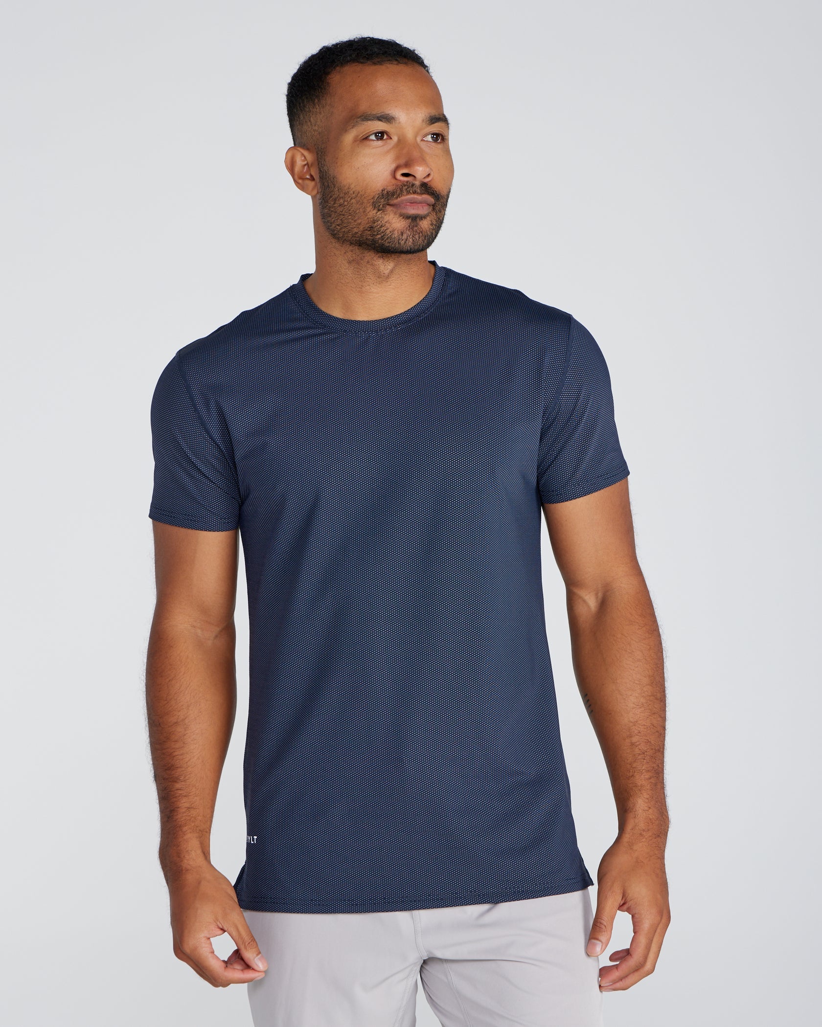 Pulse Short Sleeve Split Hem