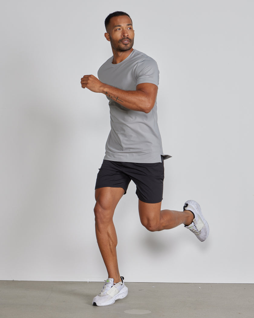 Pulse Short Sleeve Split Hem