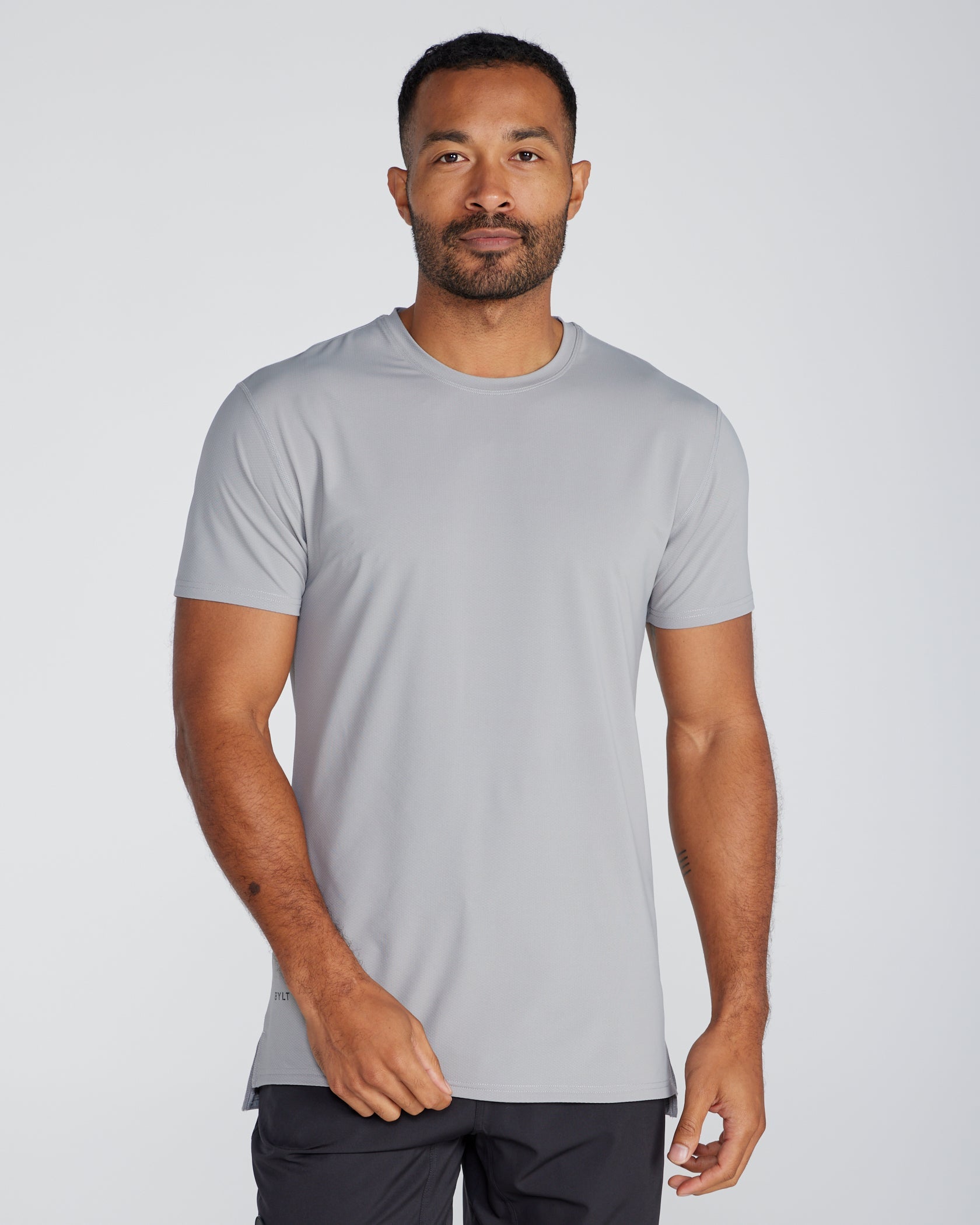 Pulse Short Sleeve Split Hem