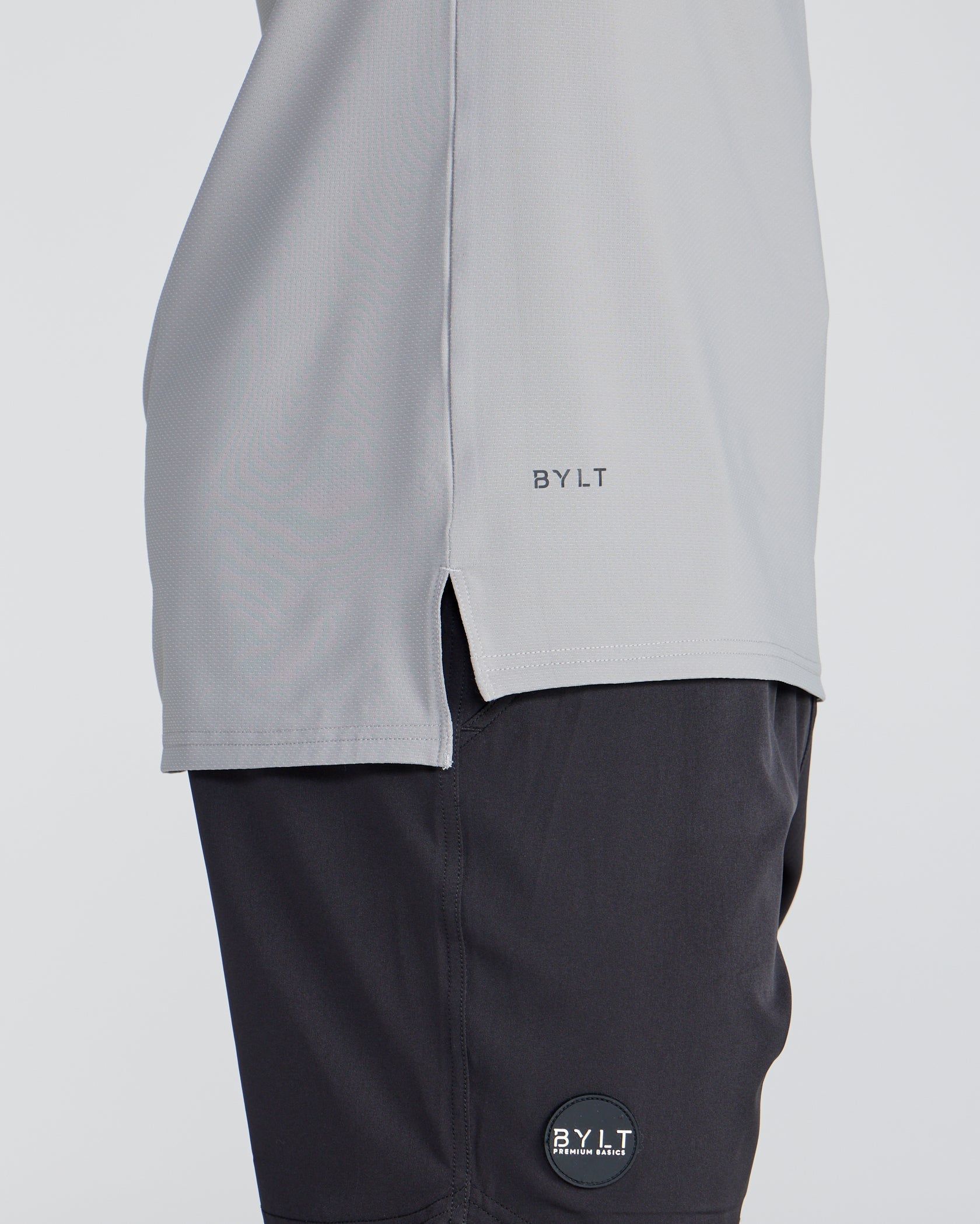 Pulse Short Sleeve Split Hem