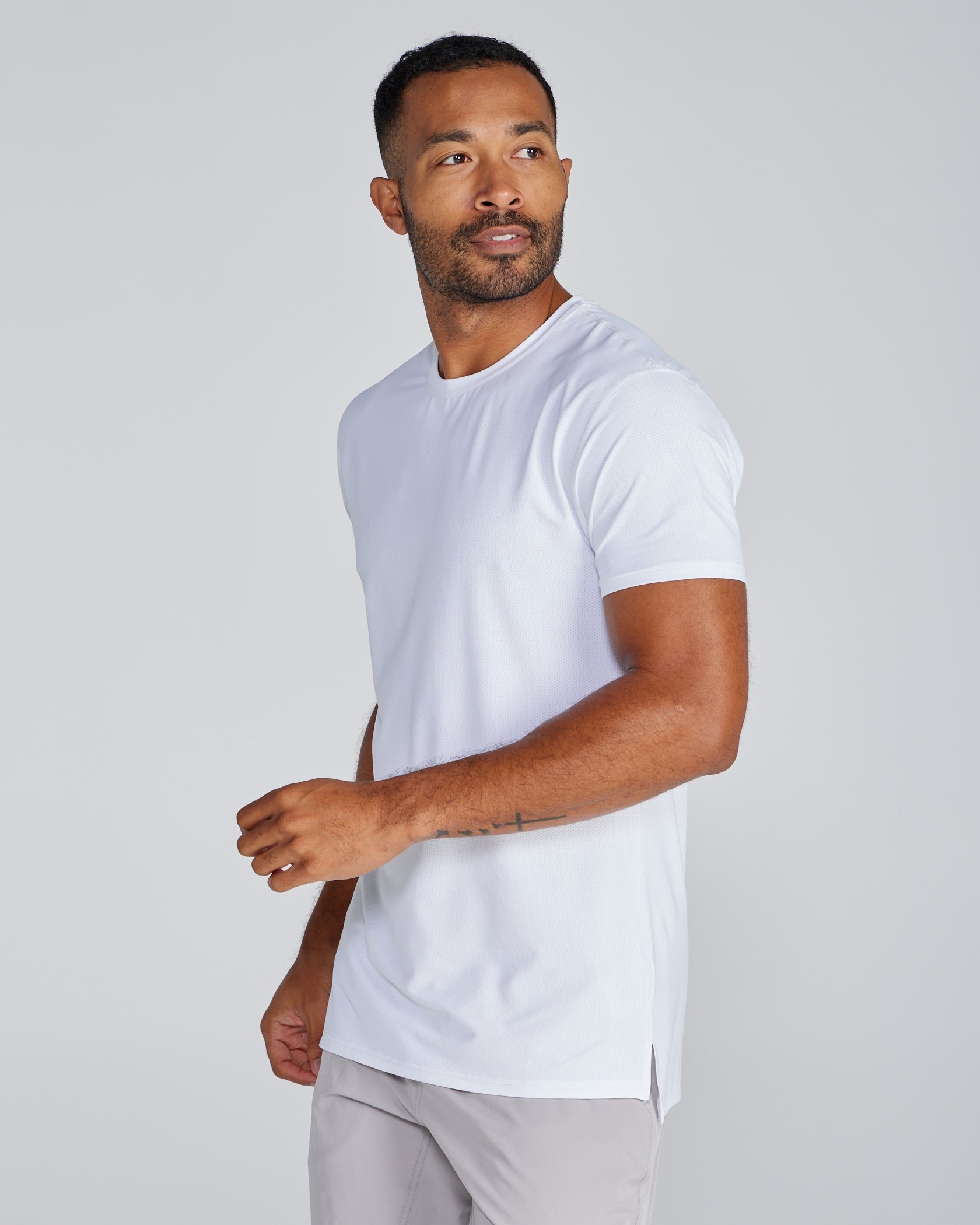 Pulse Short Sleeve Split Hem