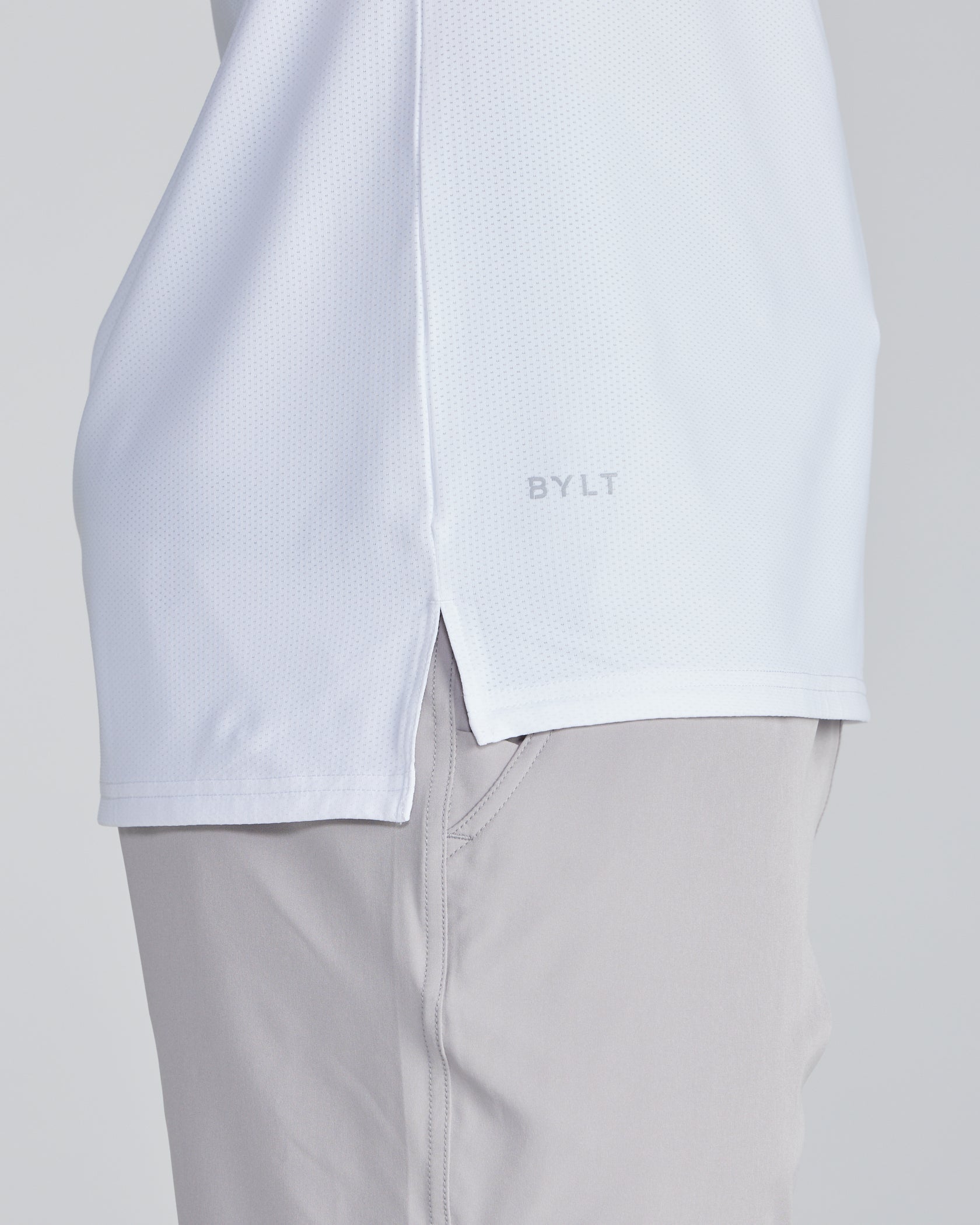 Pulse Short Sleeve Split Hem