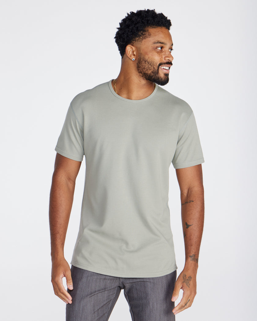 Bayside Short Sleeve Drop-Cut
