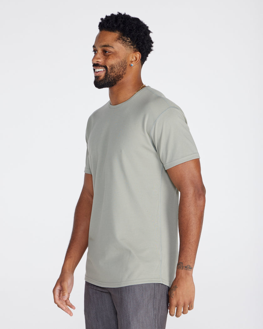 Bayside Short Sleeve Drop-Cut