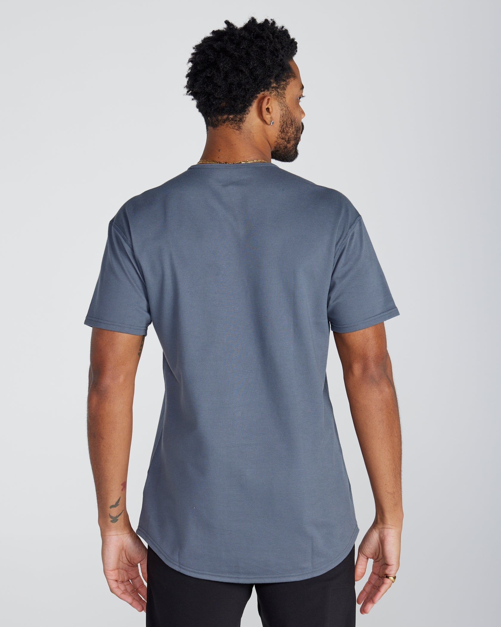 Bayside Short Sleeve Drop-Cut