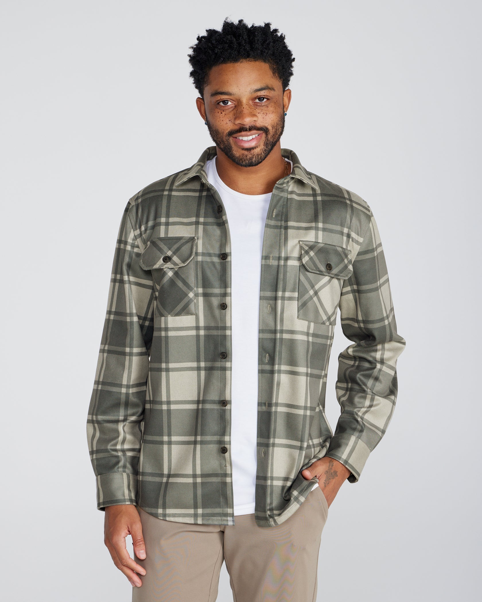 Plaid Coastal Overshirt