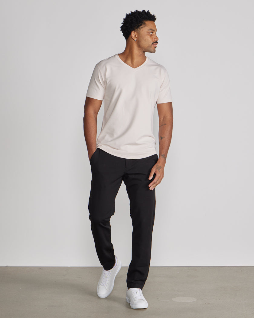 Drop-Cut V-Neck: LUX