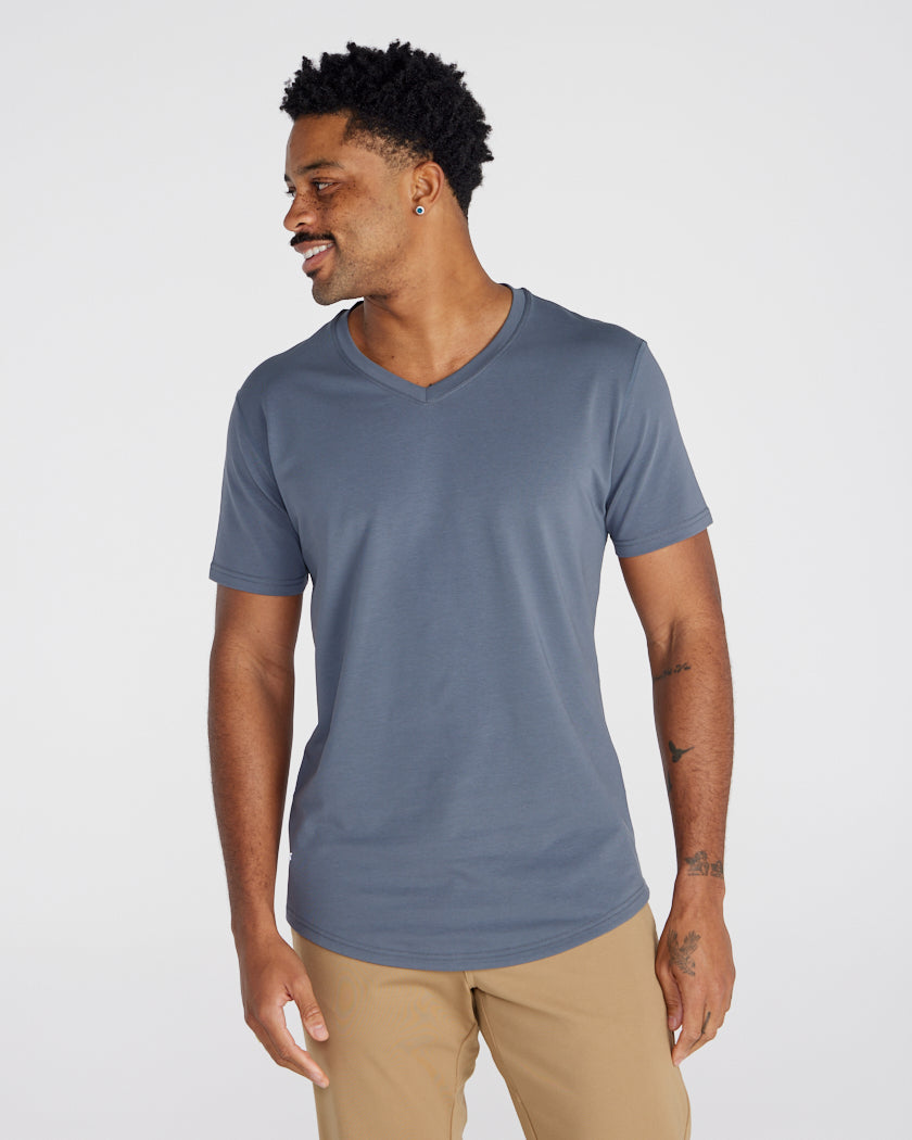 Drop-Cut V-Neck: LUX