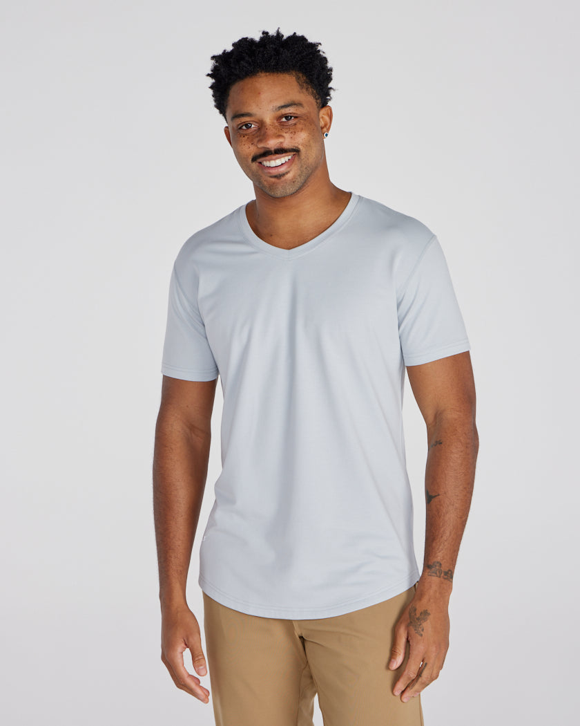 Drop-Cut V-Neck: BYLT Signature