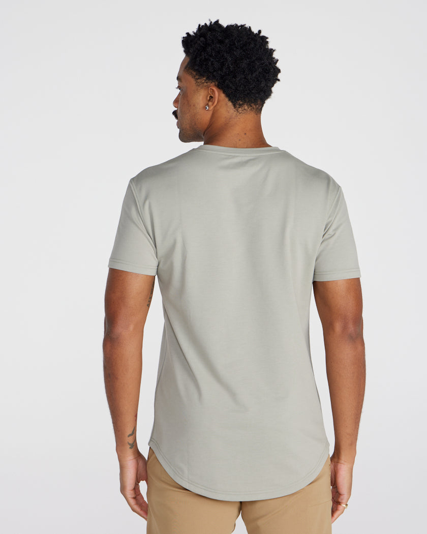 Drop-Cut V-Neck: BYLT Signature