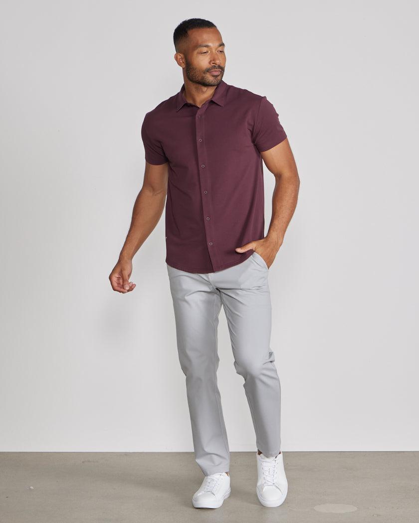 LUX Short Sleeve Button Down