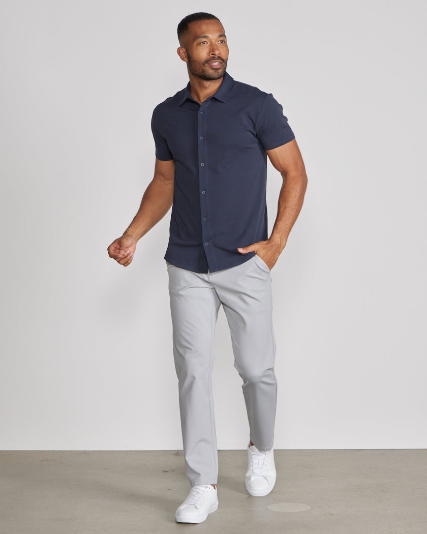LUX Short Sleeve Button Down
