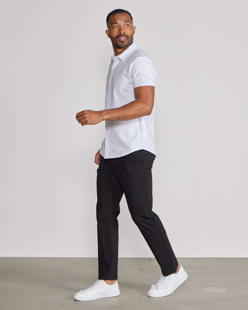LUX Short Sleeve Button Down
