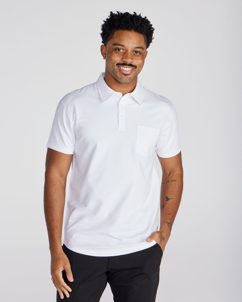 LUX Short Sleeve Pocket Polo