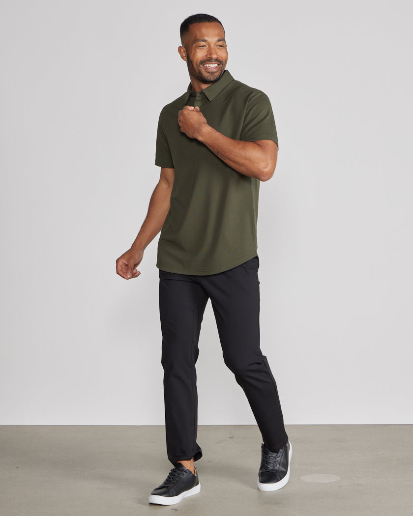 LUX Short Sleeve Polo - Concealed