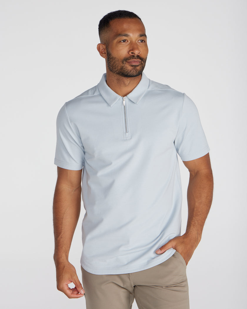 LUX Zip Polo